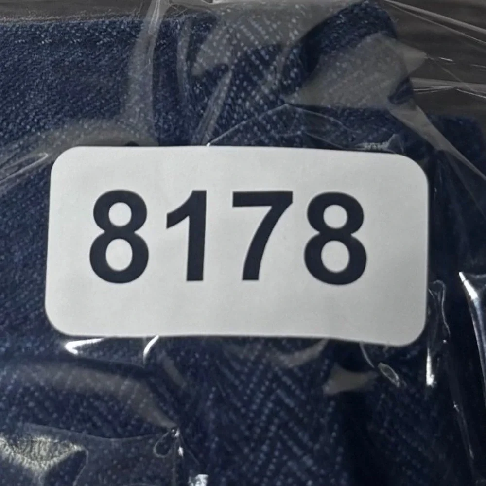 Brooks Brothers Herringbone Chino Pants Men 38x29 (Tag 38x30) Navy Blue Trousers